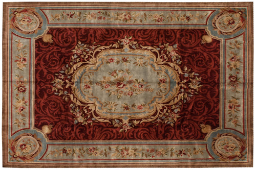 12x15 Indian Savonnerie Design Carpet