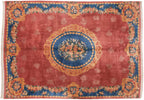 9.5x13.5 Vintage Japanese Aubusson Design Carpet
