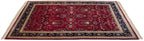 9.5x14 Fine Indian Mohajeran Sarouk Design Carpet