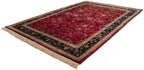 9.5x14 Fine Indian Mohajeran Sarouk Design Carpet