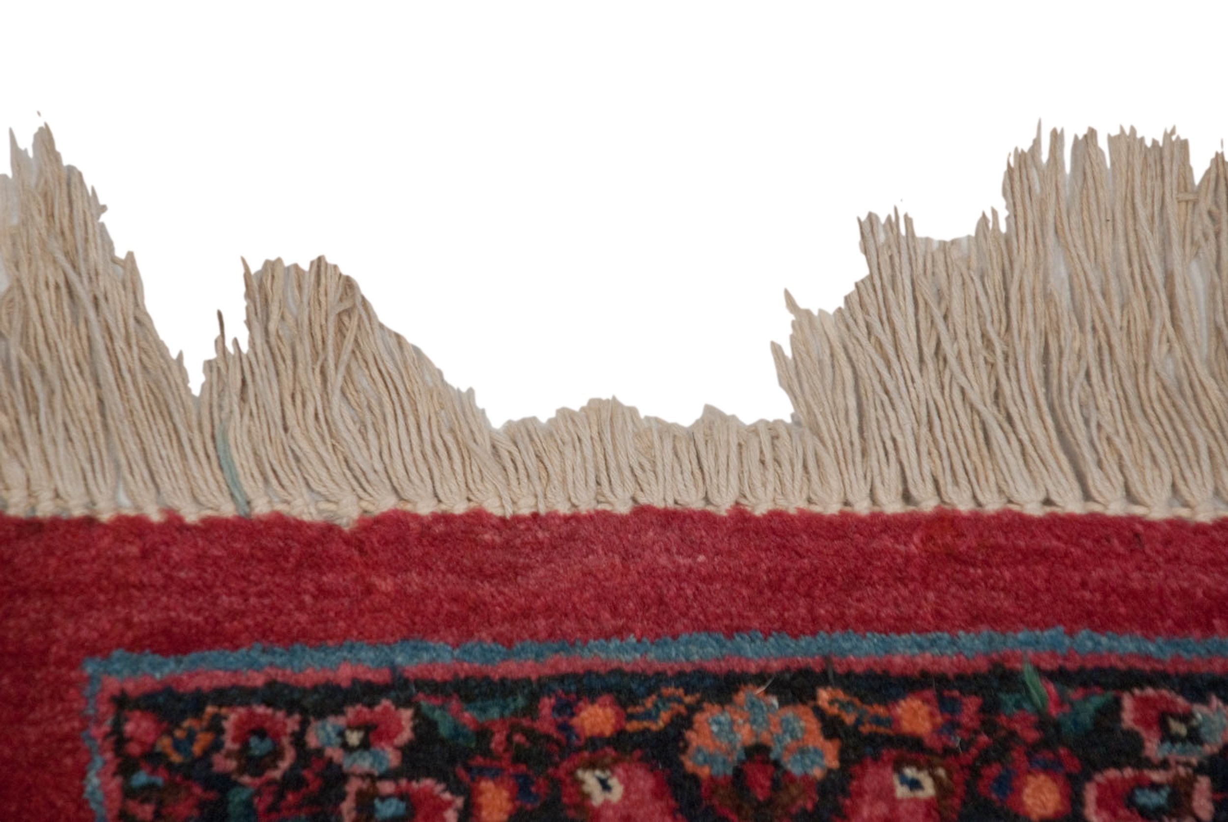12x19.5 Vintage Fine Meshed Carpet