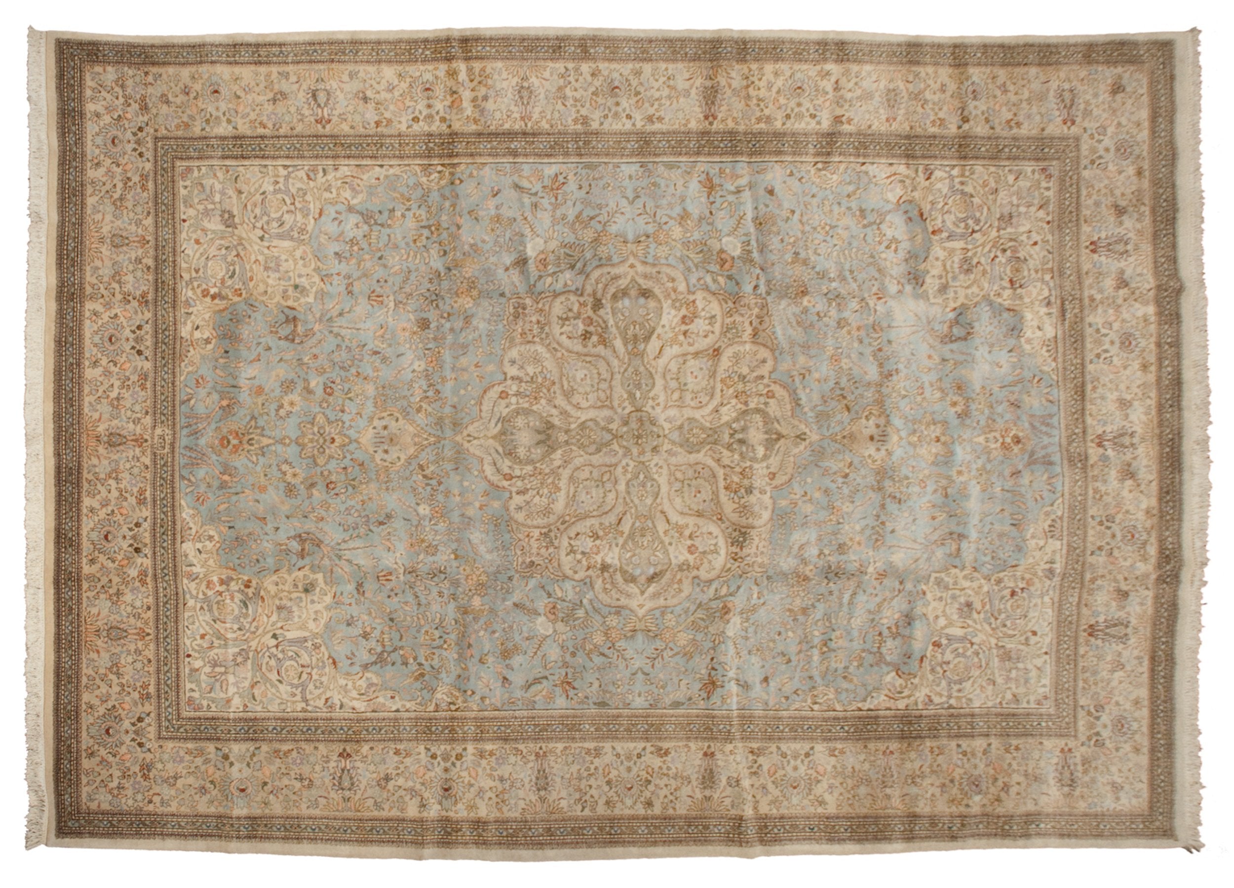 10x14 Vintage Tabriz Carpet