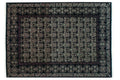 10x14 Vintage Indian Damask Design Carpet