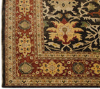 9.5x14.5 Fine Indian Serapi Design Carpet