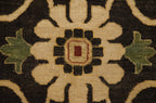 9.5x14.5 Fine Indian Serapi Design Carpet