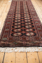 2.5x8 Vintage Fine Bokhara Rug Runner
