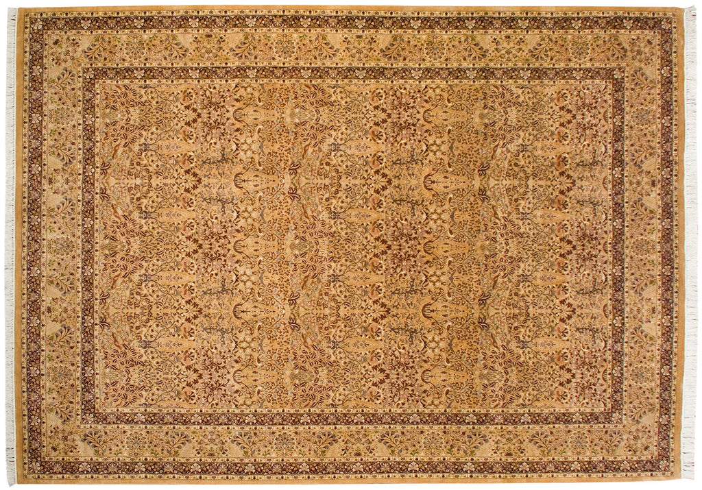 10x14 Vintage Pakistani Kerman Design Carpet