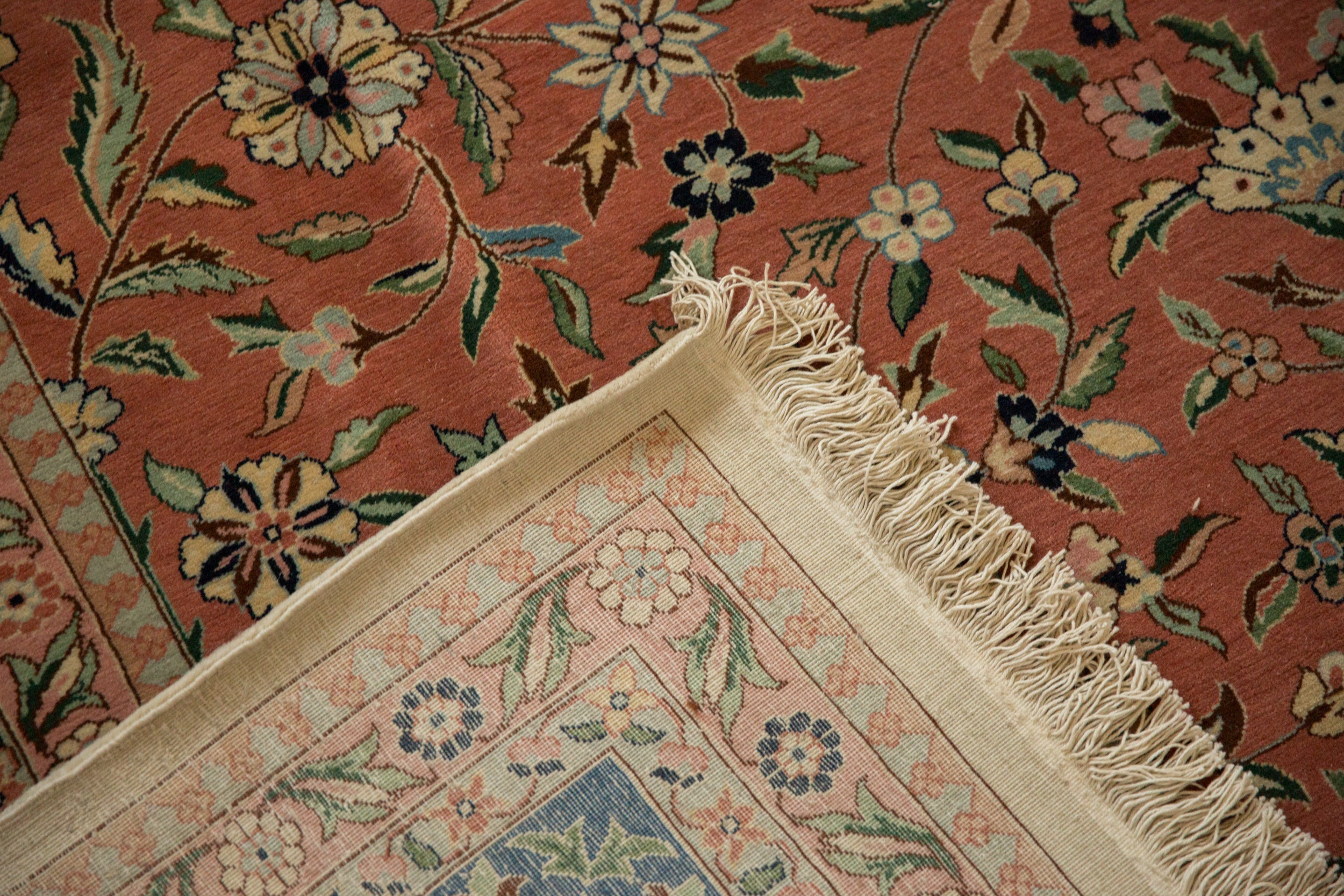 12x15 Vintage Bulgarian Tabriz Design Carpet