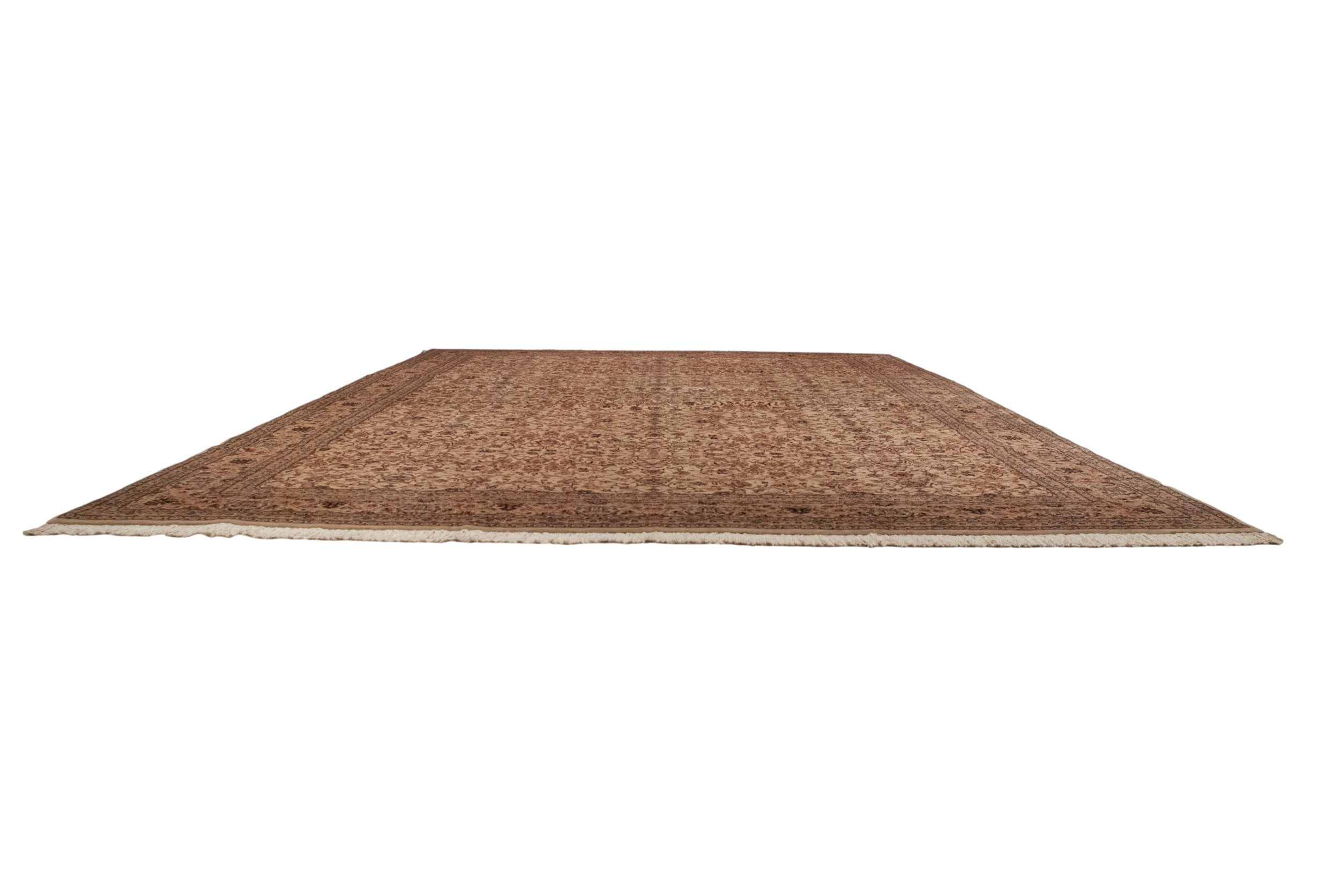 12x17.5 Vintage Pakistani Isfahan Design Carpet