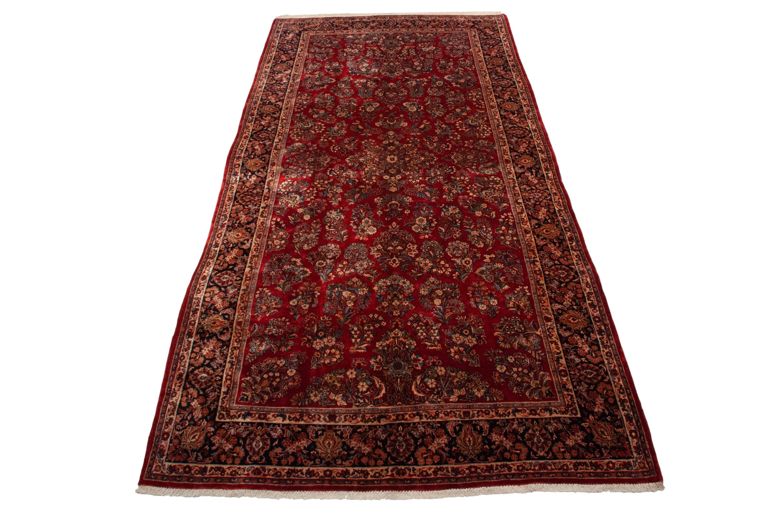 9x18 Vintage American Sarouk Carpet