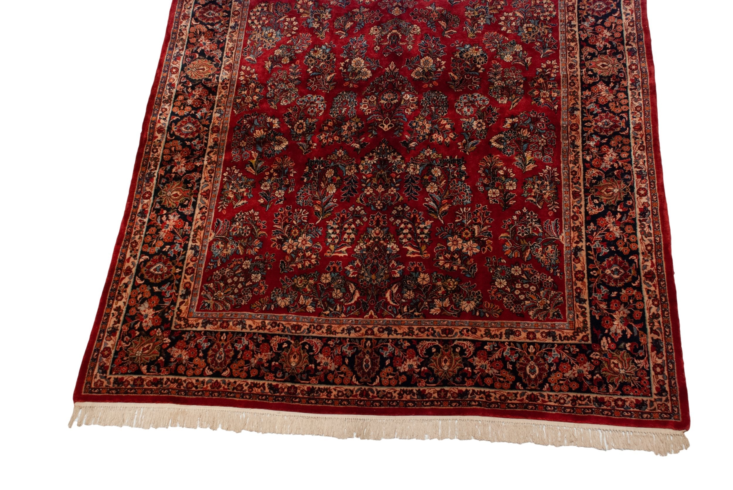 9x18 Vintage American Sarouk Carpet