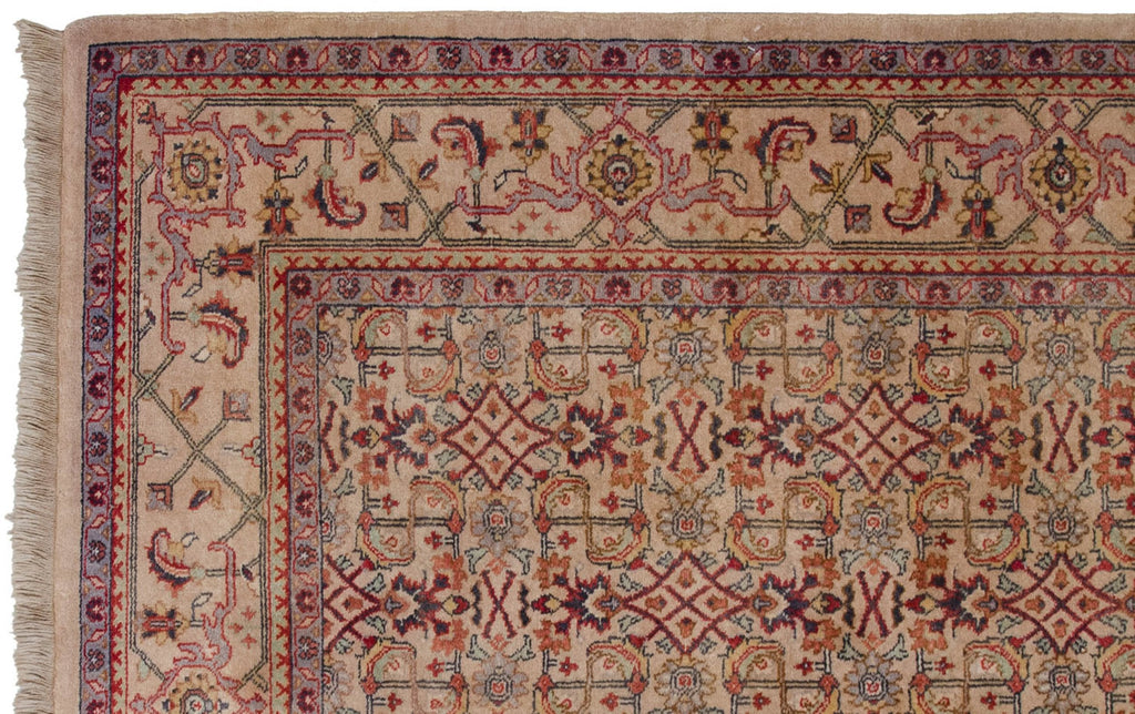 6x9 Vintage Indian Mahal Design Carpet