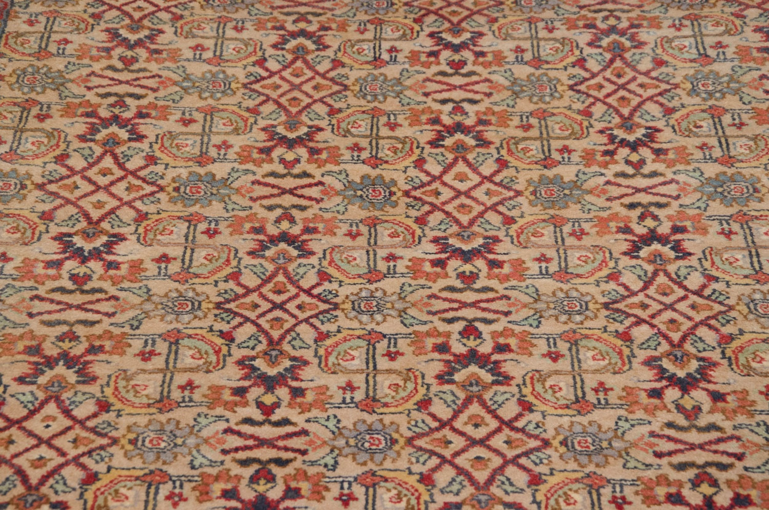 6x9 Vintage Indian Mahal Design Carpet
