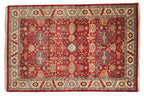 6x9 Vintage Indian Heriz Design Carpet