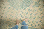 9x11.5 Vintage Distressed Bulgarian Tabriz Design Carpet