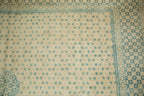 9x11.5 Vintage Distressed Bulgarian Tabriz Design Carpet