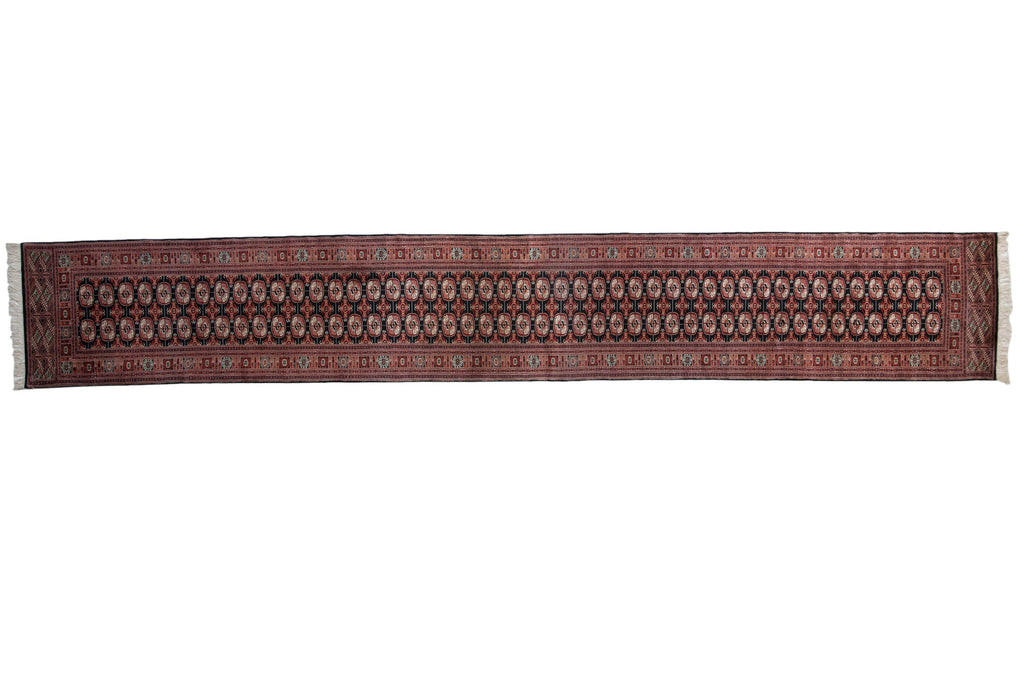 3x20 Vintage Fine Bokhara Rug Runner