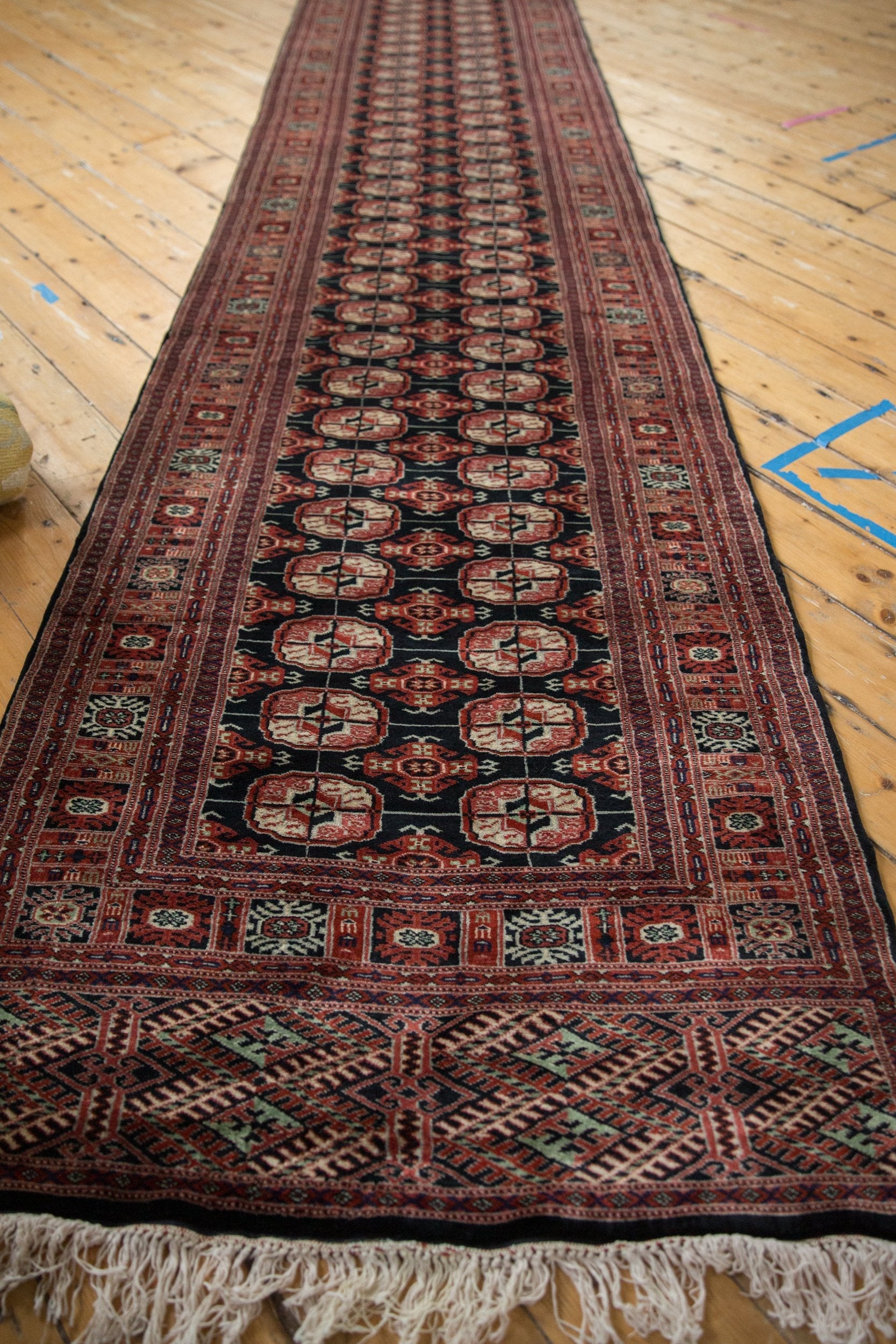 3x20 Vintage Fine Bokhara Rug Runner