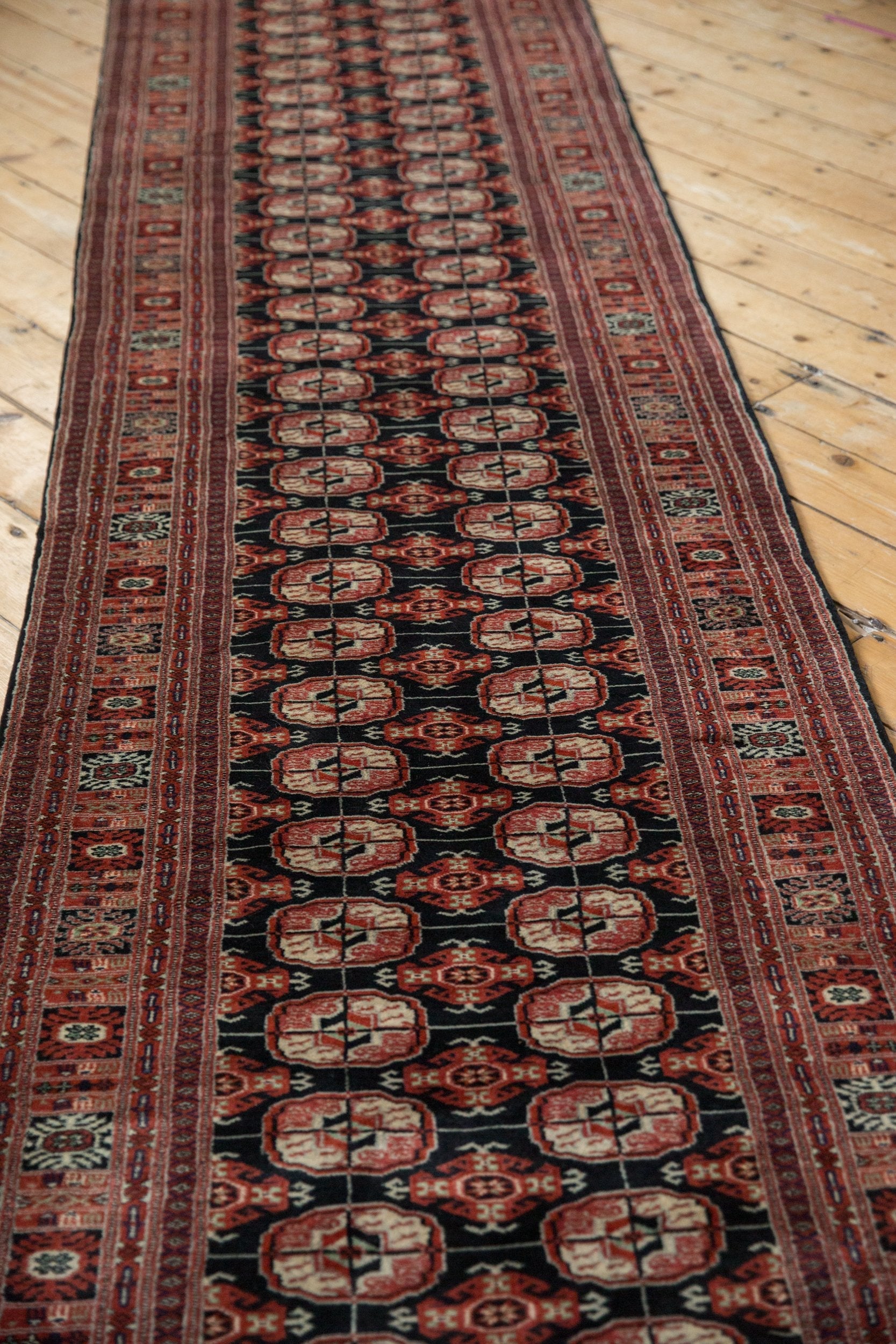 3x20 Vintage Fine Bokhara Rug Runner