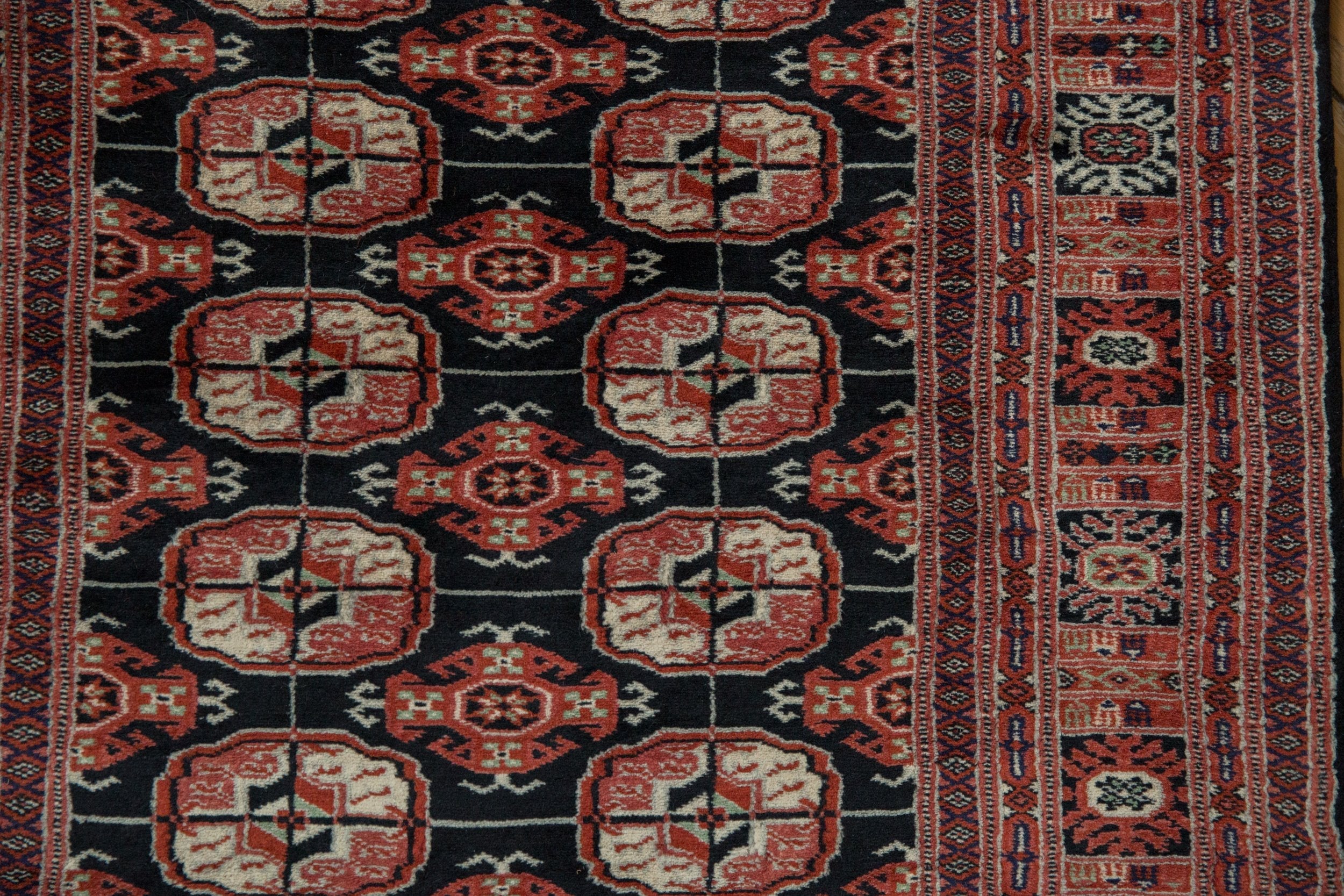 3x20 Vintage Fine Bokhara Rug Runner