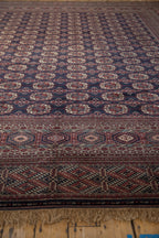 12x12.5 Vintage Fine Bokhara Square Carpet