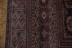 12x12.5 Vintage Fine Bokhara Square Carpet
