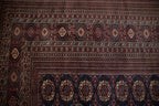 12x12.5 Vintage Fine Bokhara Square Carpet