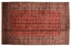 13x19.5 Vintage Fine Bokhara Carpet