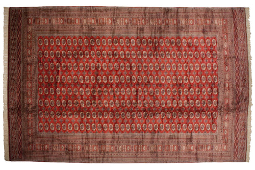 13x19.5 Vintage Fine Bokhara Carpet