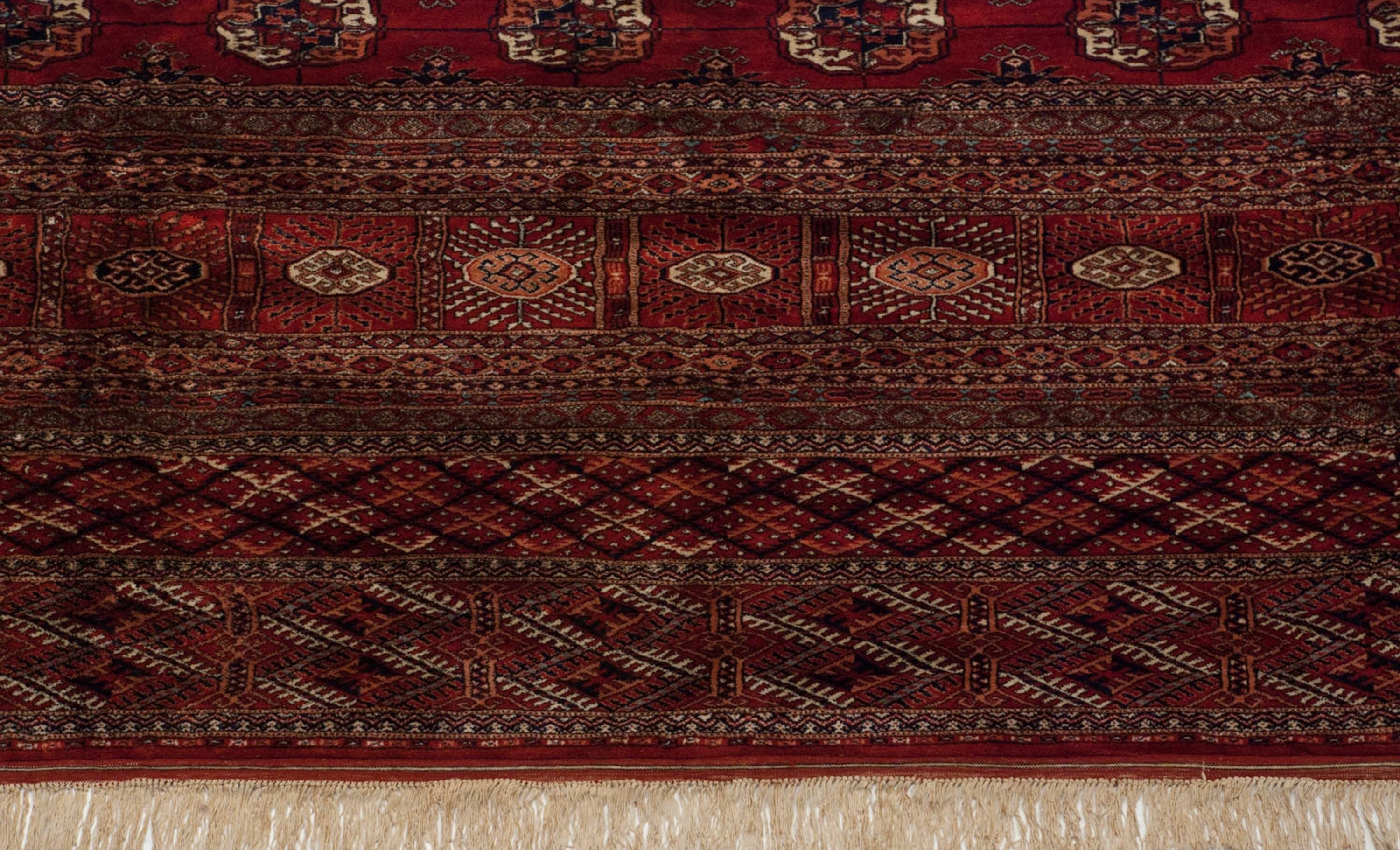13x19.5 Vintage Fine Bokhara Carpet