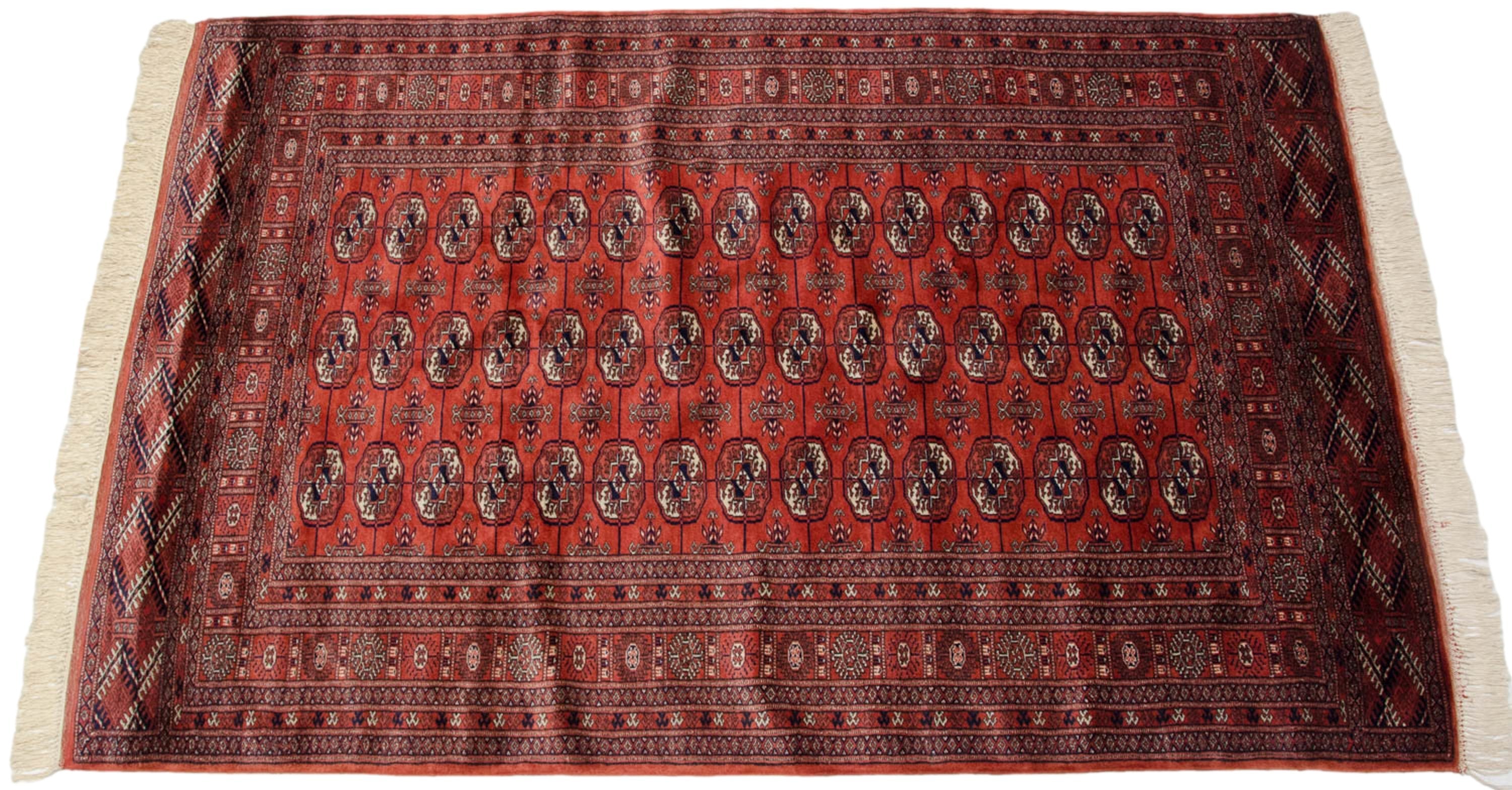 4x6.5 Vintage Fine Bokhara Rug
