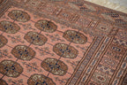 4x4 Vintage Fine Bokhara Square Rug