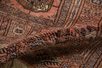 4x4 Vintage Fine Bokhara Square Rug
