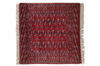 5x5 Vintage Fine Bokhara Square Rug