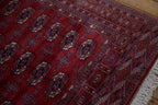 5x5 Vintage Fine Bokhara Square Rug