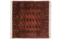 5x5 Vintage Fine Bokhara Square Rug