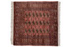 5x5 Vintage Fine Bokhara Square Rug