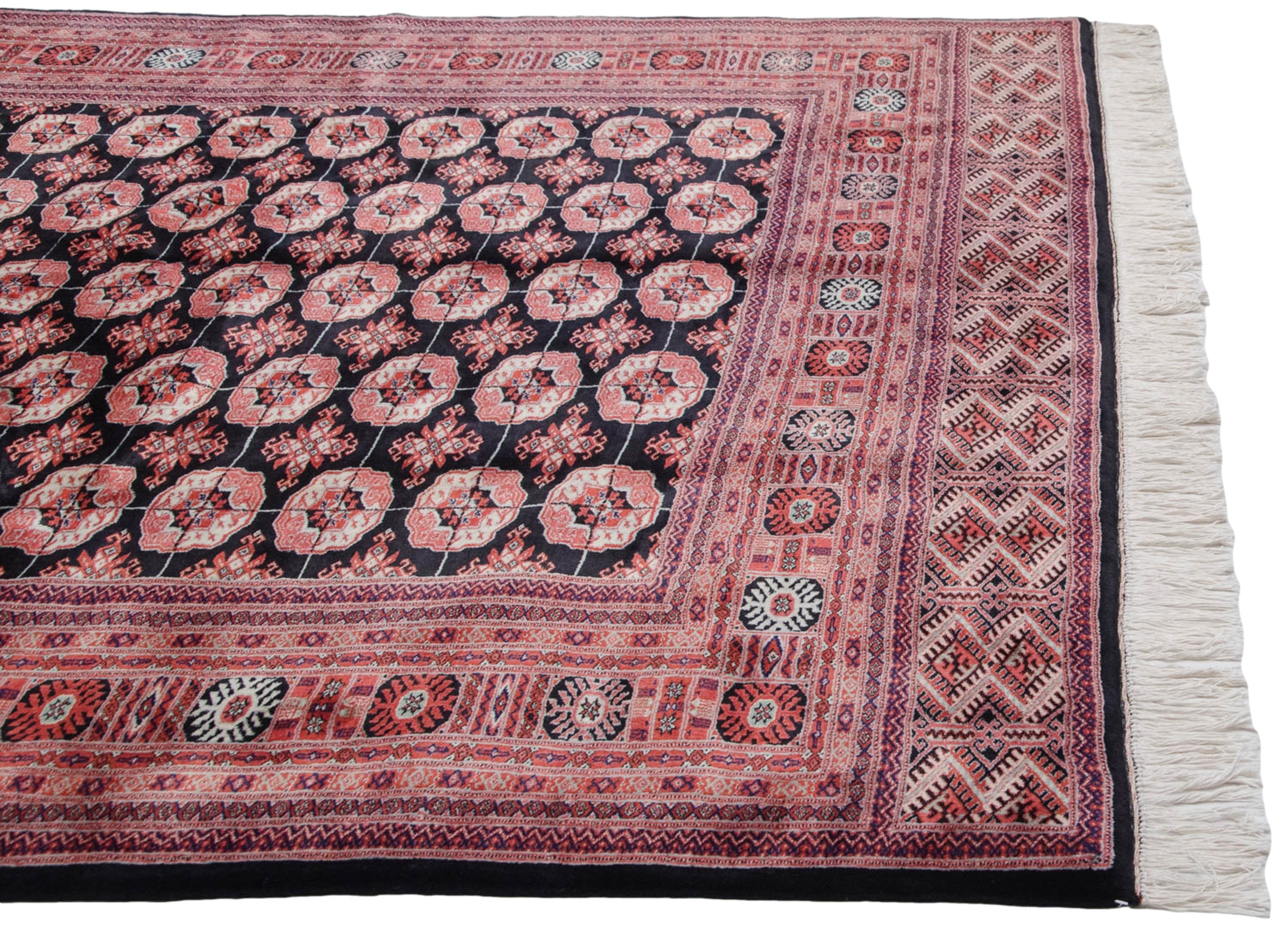 7x8 Vintage Fine Bokhara Square Carpet