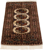 2x3 Vintage Fine Bokhara Rug Mat