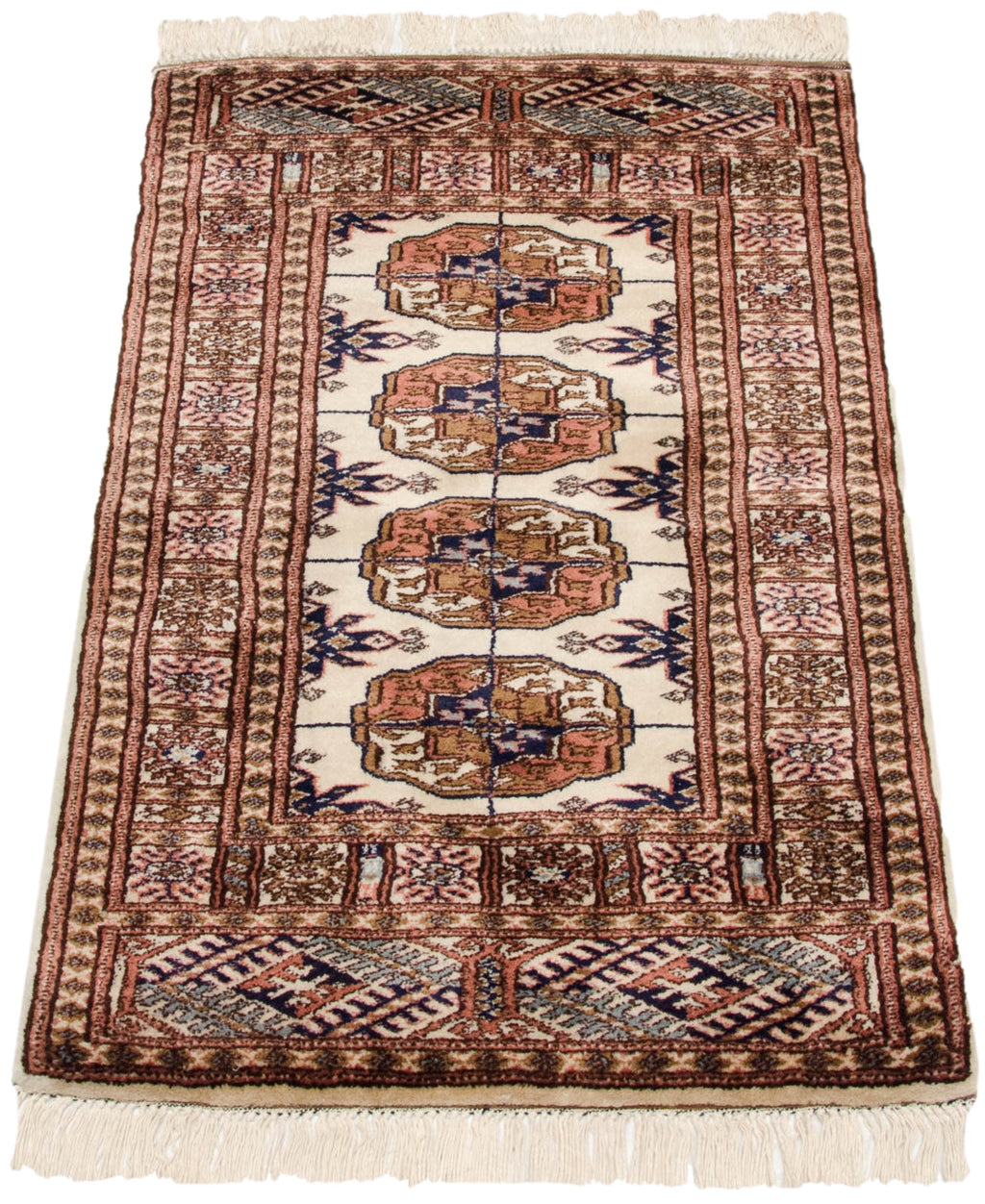2x3 Vintage Fine Bokhara Rug Mat