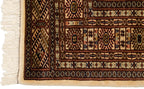 5x5 Vintage Fine Bokhara Square Rug