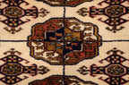 5x5 Vintage Fine Bokhara Square Rug
