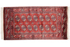 2.5x4 Vintage Fine Bokhara Rug