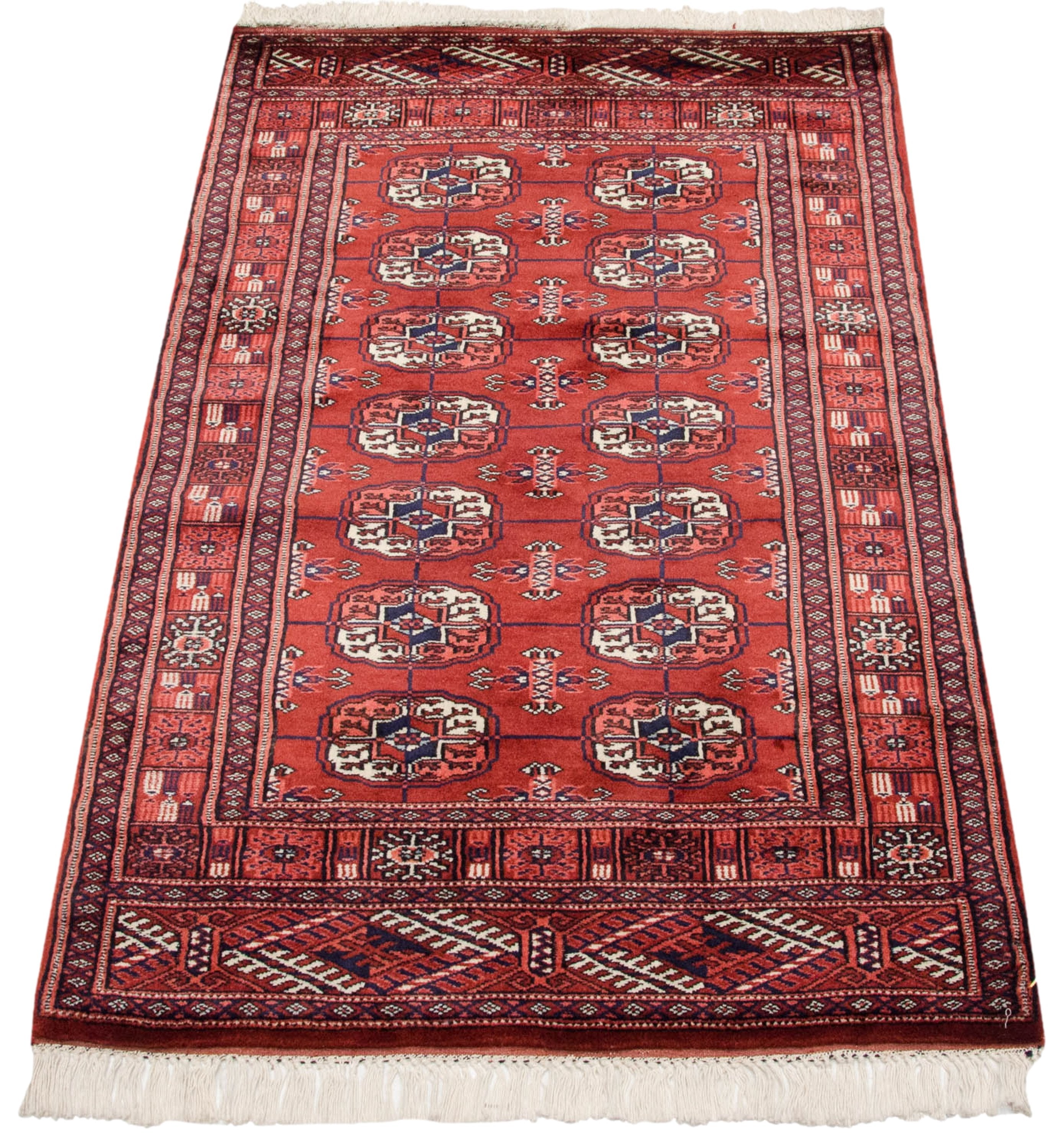 2.5x4 Vintage Fine Bokhara Rug
