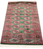 2.5x4 Vintage Fine Bokhara Rug