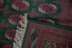 5x5 Vintage Fine Bokhara Square Rug