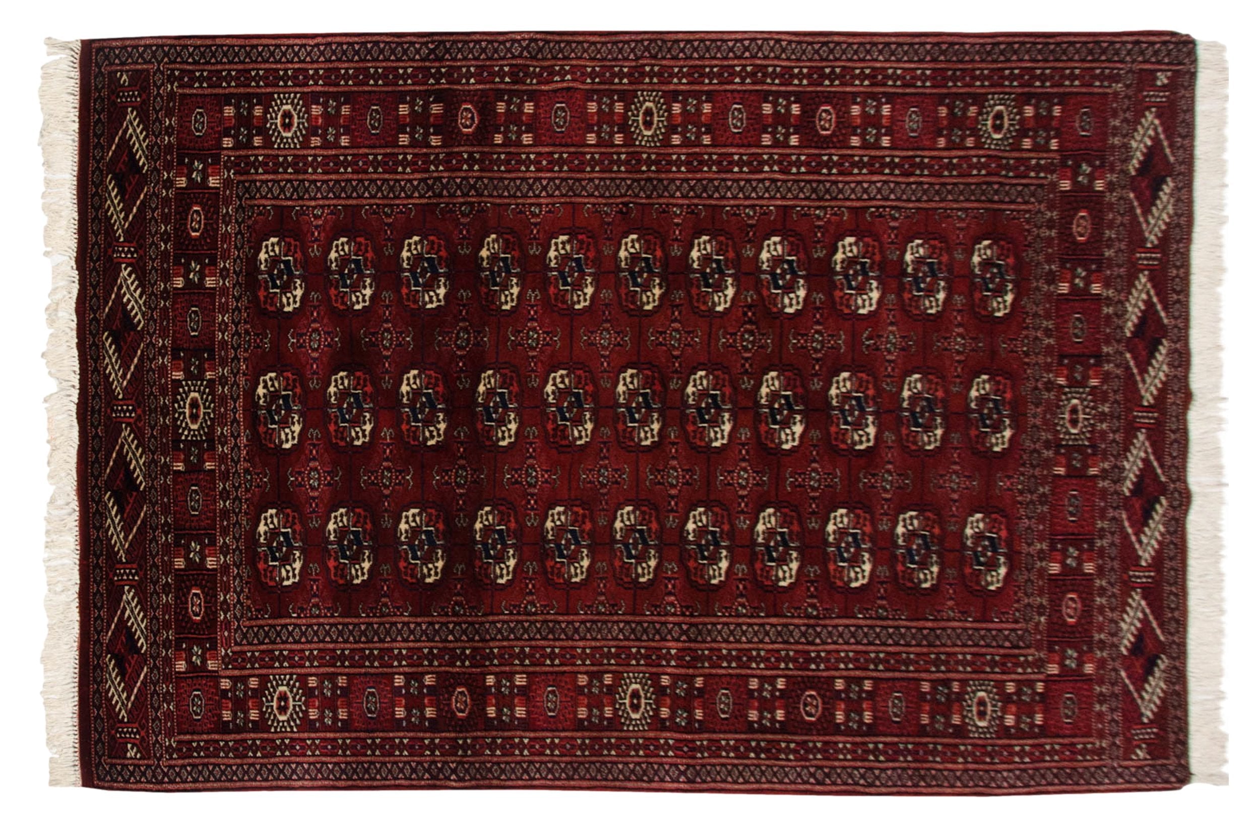 4x6 Vintage Fine Bokhara Rug
