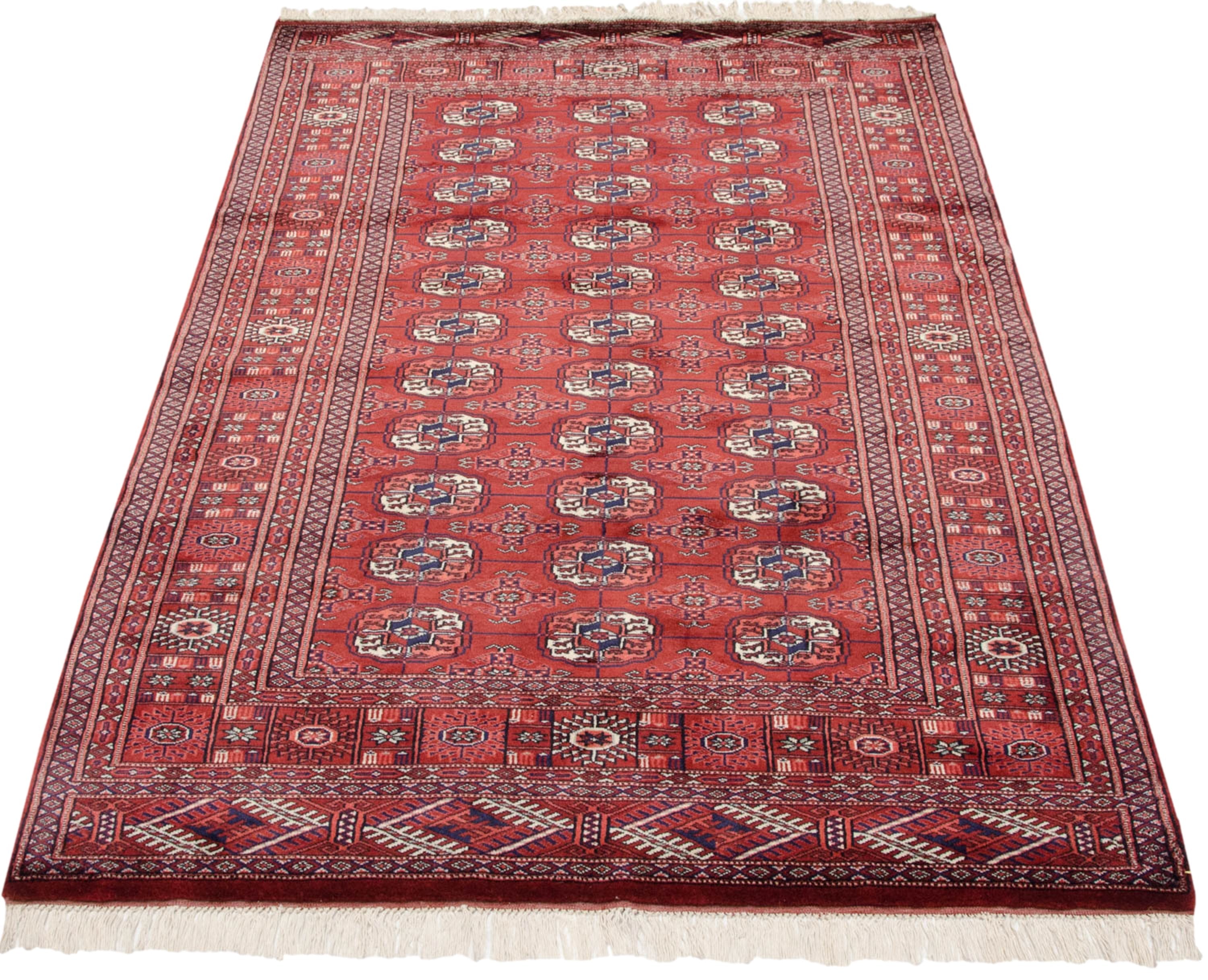 4x6 Vintage Fine Bokhara Rug