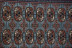2.5x3 Vintage Fine Bokhara Square Rug