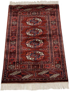 2x3 Vintage Fine Bokhara Rug Mat